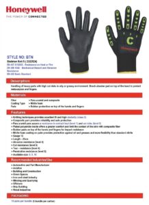 Honeywell Impact Gloves